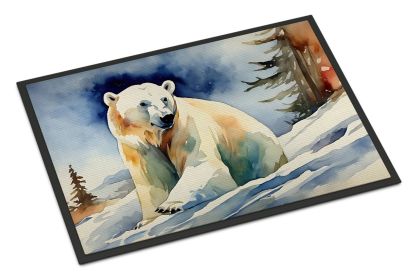 NEW Polar Bear Doormat Front Door Mat Indoor Outdoor Rugs for Entryway, Non Slip Washable Low Pile, 18H X 27W